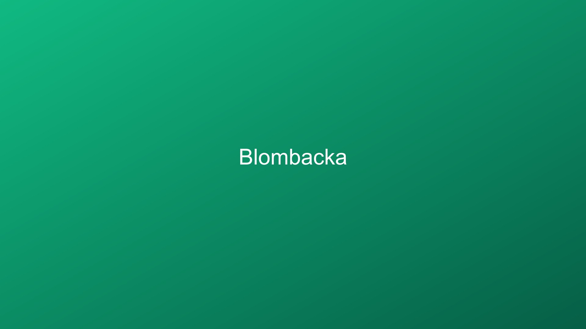 Behöver du elektriker i Blombacka?